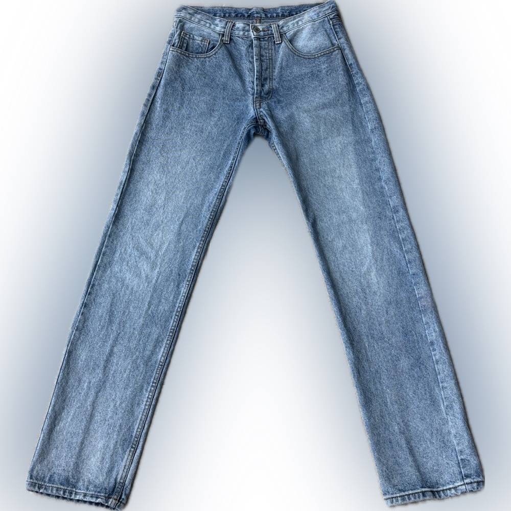John J. Galt 90s style Button fly straight leg jeans women's small inseam 32" S